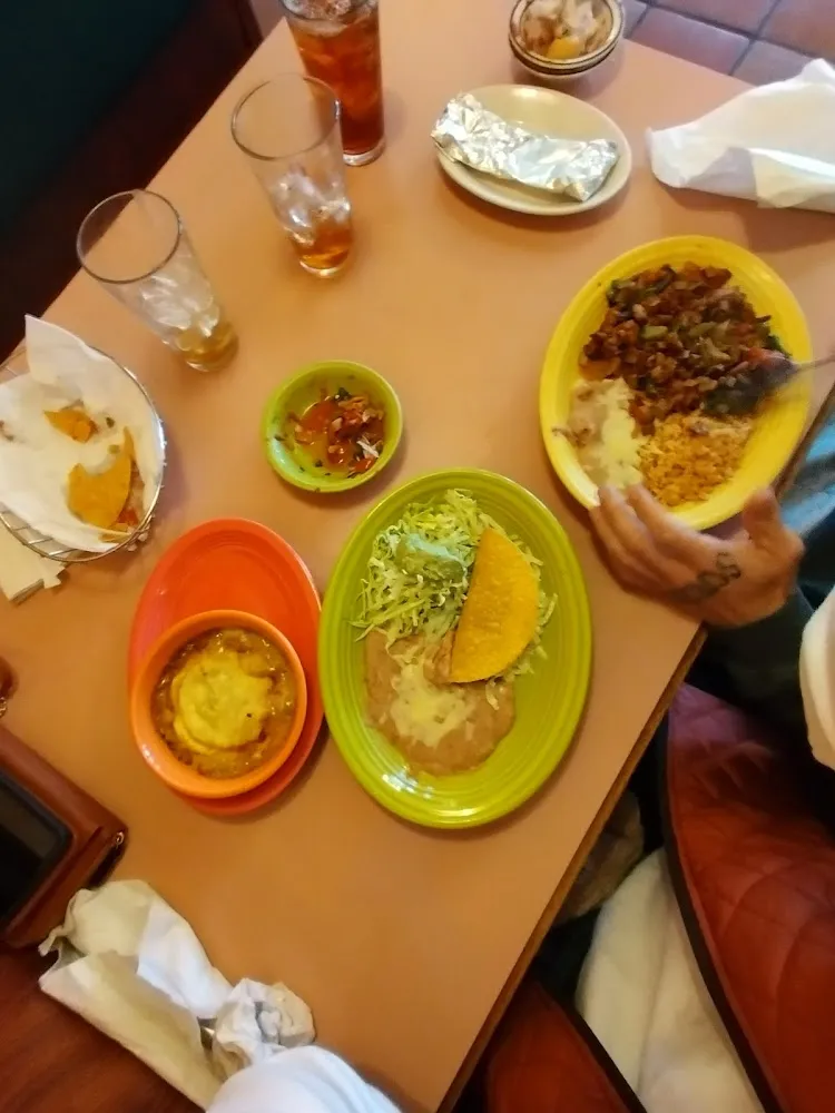 Chile Relleno Taco Refried Beans and Cheese