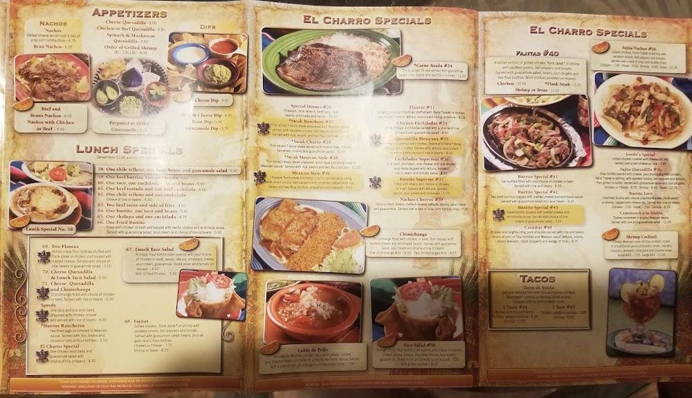 El Charro Mexican Restaurant Menu image 4